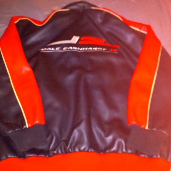 Vintage Winners Circle DALE EARNHART JR Jacket Mens XL Pleather Nascar Racing - Picture 3 of 16